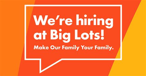 Careers.big lots.com. Big Lots is Hiring! Search available jobs or submit your resume now by visiting this link. Please share with anyone you feel would be a great fit. 