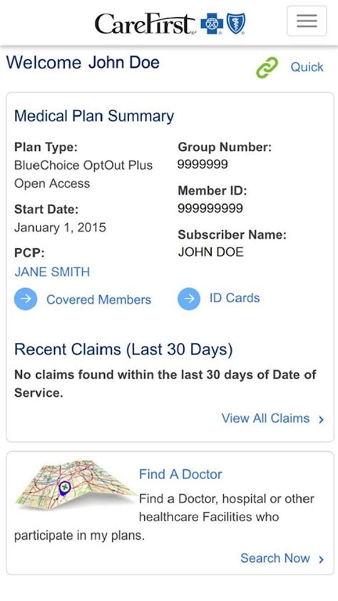 If you do, CareFirst reserves the right to terminate that registration immediately. My Account provides secure access for registered users to limited personal medical benefits information. CareFirst does not permit: Anyone except the member to access My Account using a member's ID and Password. 