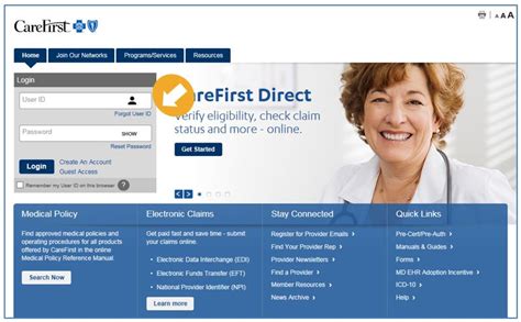 Carefirst provider portal. CareFirst BlueCross BlueShield website for Providers & Physicians. If you cannot complete your eligibility/benefits inquiry online, please contact us at 800-842-5975. Change Healthcare Notice 