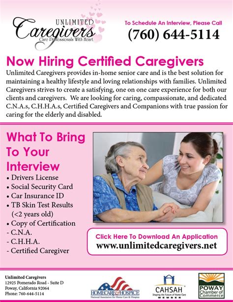 Caregiver jobs craigslist. Caregiver Positions Open for Adult Family Home (AFH) 10/2 · good pay. depends on experience. · Sound View Care Center. University Place/Tacoma. Caregiver (CNA/HCA) OnCall/PRN. 10/2 · $19.00/HR+, Dependent on experience and... · River Rock Adult Family Homes. Bellevue. CAREGIVER (Starting at 19/hr) IMMEDIATE. 