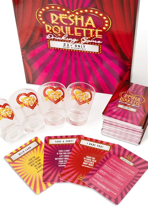 The game is for ages 21+ and comes with four shot glasses and more than 120 cards featuring prompts that aim to get you out of your comfort zone and take risks. Don't expect this to be a music .... 
