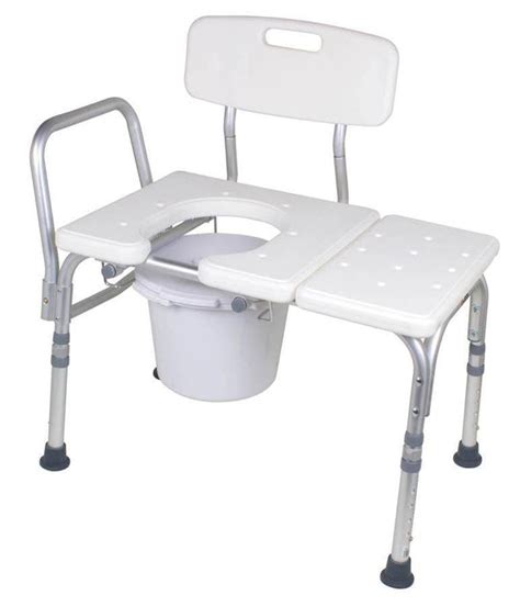 Carex Bathtub Transfer Bench With Opening & Bucket