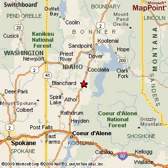 Careywood, ID Map & Directions - MapQuest