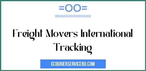 Cargo Movers International Tracking - Courier Tracking