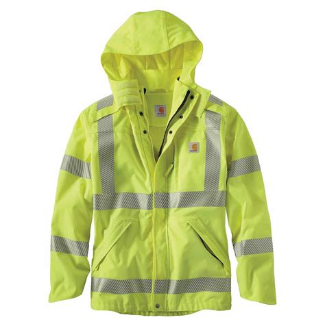 Carhartt High-Visibility Class 3 Waterproof Jacket for Men