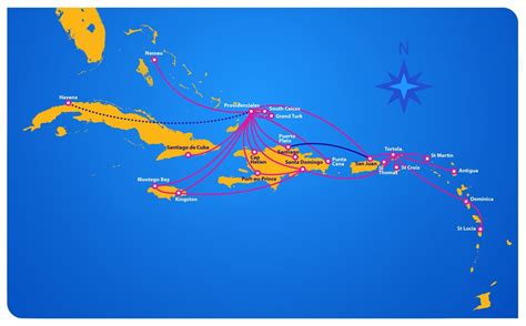Caribbean flights. Flying to Caribbean Islands: things to know. There are 36 airlines that fly from the United States to Caribbean Islands. The most popular route is from Miami International Airport in Miami to Luis Muñoz Marín International Airport in San Juan. On average, this one-way flight takes 2 hours 37 minutes and costs $445 round trip. 