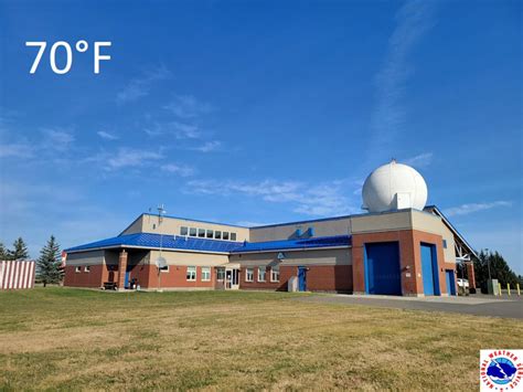The National Weather Service Caribou, Maine is a local office of the National Weather Service responsible for monitoring weather conditions in northern Maine. It is co-located with an upper air sounding facility but the NEXRAD radar KCBW is near Houlton, Maine, further south.. 