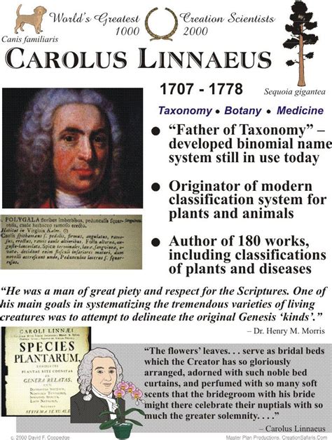Carl linnaeus achievements