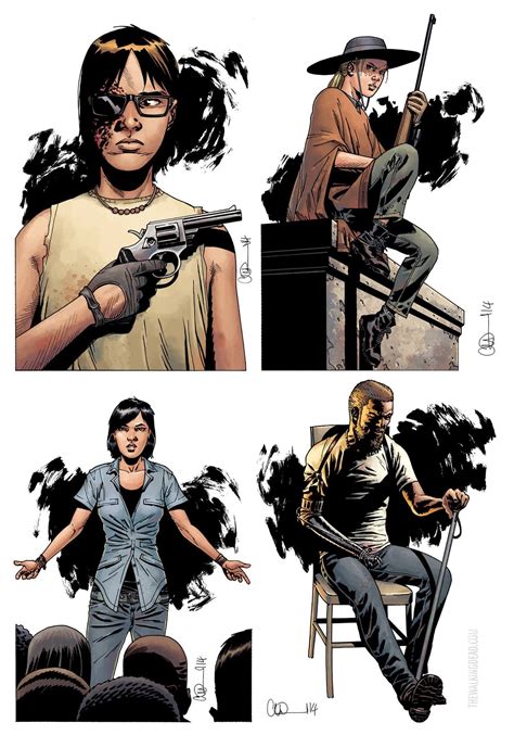 Carl.Andrea.Maggie.Rick... Comics. Walking Dead Comic Book, Walking