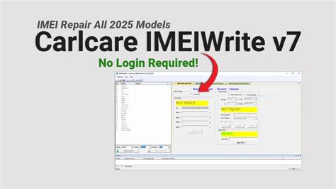 Carlcare imei write tool v7. .  ...