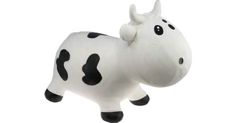 CarloBaby Jumping Animal Gray Cow • Se PriceRunner