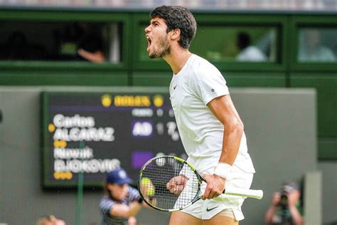 Carlos Alcaraz beats Novak Djokovic in five sets to win Wimbledon for his second major trophy