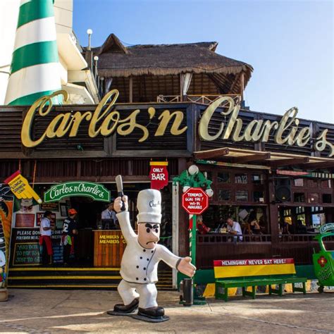 Fodor's Expert Review Carlos 'n' Charlie's Beach Club. Cozumel Beach. Easily accessible by cab from downtown or the cruise piers, this spot at Playa San Francisco is a rowdy affair with a .... 