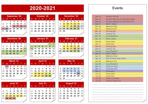 Carlsbad School District Calendar