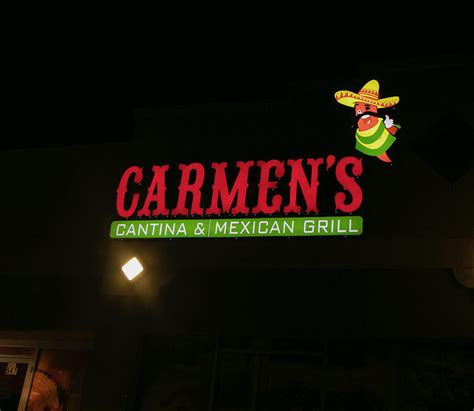 Carmen%27s cantina. Amigos Grill & Cantina. 54 $$ Moderate Mexican, Sports Bars, Cocktail Bars. ... Carmen’s Cantina & Mexican Grill. 56 $$ Moderate Mexican, Bars, Tex-Mex. Windy City ... 