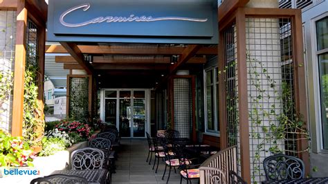 Carmines bellevue. Located at 88 102nd Avenue in Bellevue's historic Old Bellevue neighborhood, Carmine's is nestled against Bellevue Park. 88 102nd Ave NE Bellevue, WA 98004. 425.786.0160. MONDAY - FRIDAY LUNCH 11:30 AM - 3 PM. MONDAY - THURS DINNER 5 PM - 10 PM . FRI - SAT DINNER 5 PM - 11 PM. PARKING 