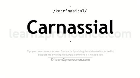 Carnassial - definition of carnassial by The Free Dictionary