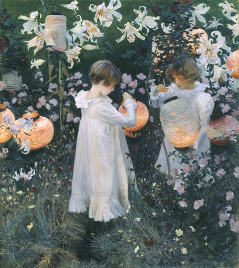 Carnation, Lily, Lily, Rose. John Singer Sargent, 1885