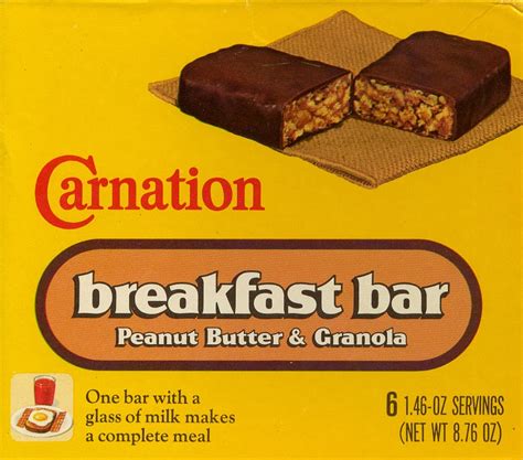 Carnation breakfast bars. May 5, 2023 · 1. Oatmeal Swirlers. Instagram. Kids have never been a fan of oatmeal, but in the '90s, a whole generation fell in love with this healthy breakfast option when General Mills released Oatmeal Swirlers. Launched in 1989, Oatmeal Swirlers were a delicious and convenient morning meal that quickly became a fan favorite. 