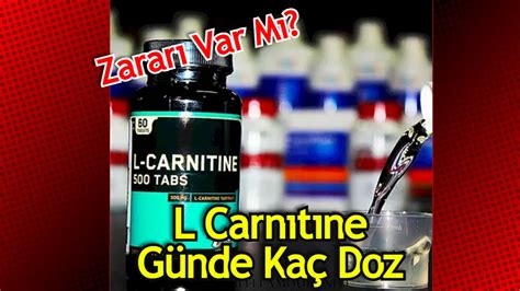 Carnitine nasıl kullanılır