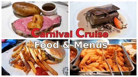 Carnival Food Menus ⋆ Love2Cruise