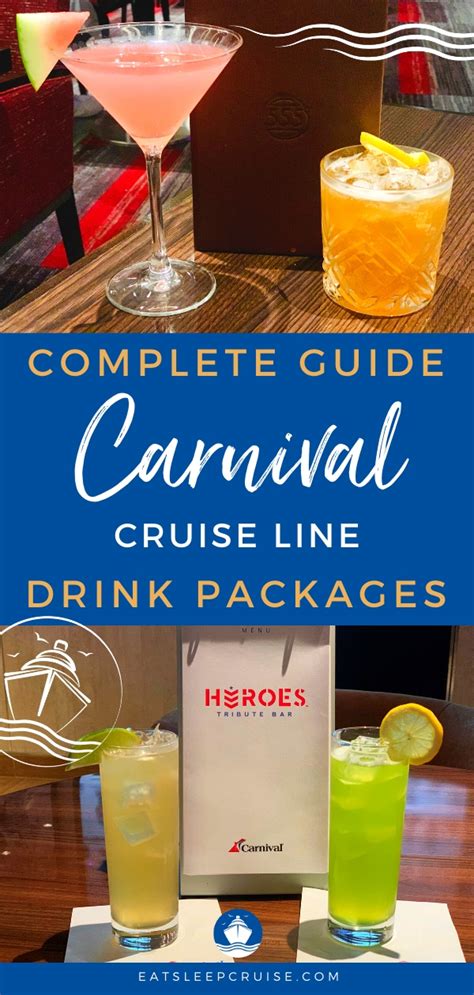 Carnival cruise line drink package. Aug 26, 2023 · Cheers! is Carnival Cruise Line’s all-inclusive beverage package that covers both alcoholic and non-alcoholic drinks for the duration of a cruise. The package is priced at a flat daily rate ... 