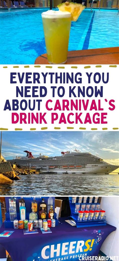 Carnival promo code for cheers. The Carnival CHEERS! package gives you the run of beverages from the ship’s bars for up to $20 per glass. If you order a drink that’s more than $20, the fine print says that you receive a 25% discount off the menu price. So a $30 drink would be charged at $22.50. 