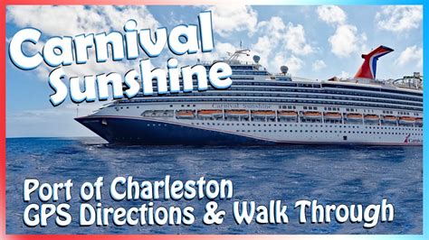 Carnival sunshine port address. Cruises out of Charleston are a great idea for foodies and anyone who loves American history. Give in to the genteel feel of the old South on Carnival cruises from the beautiful port of Charleston, South Carolina. This is a gracious city of antebellum 18th- and 19th-century houses and sprawling plantations, easy to appreciate from the comfort ... 