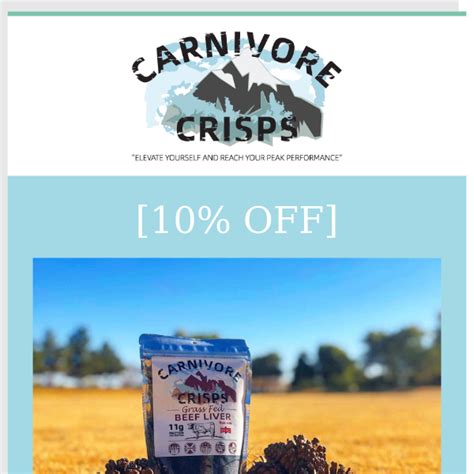 Carnivore Crisps Carnivore Crisps All Crisps ... For future purchases, simply log in with your GovX ID to unlock a new discount code.