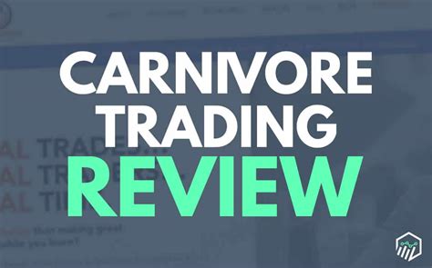 Carnivore trades. We would like to show you a description here but the site won’t allow us. 