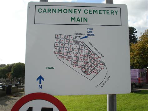 Carnmoney cemetery records.  The problem is, that there are no definitive...