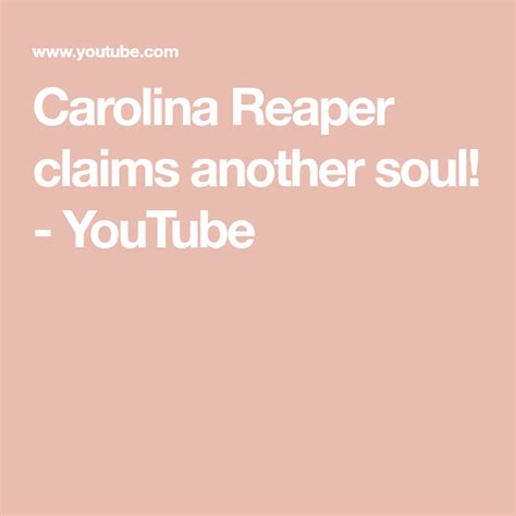 Carolina Reaper claims another soul! - YouTube