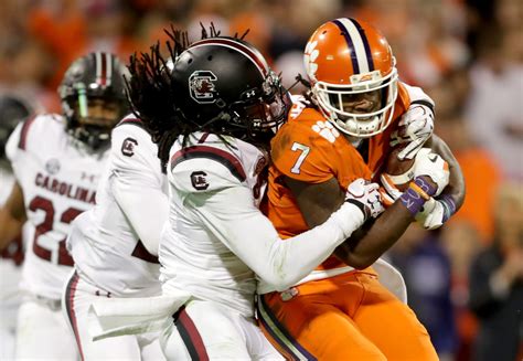 Carolina clemson game. No. 24 Clemson and South Carolina will do battle at 7:30 p.m. on Saturday night. The Tigers are looking to avenge last season's loss to the Gamecocks, while South Carolina is searching for bowl ... 