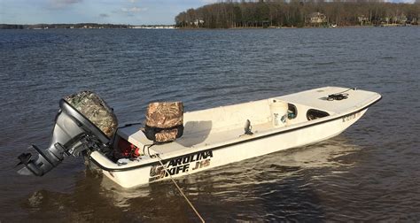 Carolina skiff j16 specs. A discussion thread about the performance of a 2004 Carolina Skiff with a 25 HP Merc on the J-16 model, a fishing boat with a flat bottom and a tiller. Users share their experiences, tips and opinions about the boat's speed, stability and accessories. 