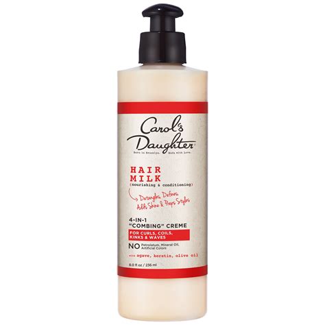 Carolsdaughter. FOR DRY, DULL OR BRITTLE HAIR. $13.99. One size available. 12 oz. Shop Now. Load more products. Get your healthiest-looking hair with our best-selling products. Women with natural hair, curly hair and damaged hair can find what they need at Carol's Daughter. 