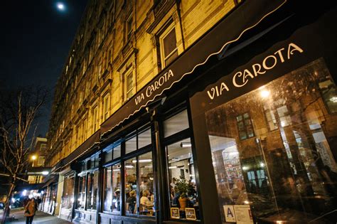 Carota nyc. Established in 2014. Via Carota is the West Village gastroteca of cherished downtown chefs Jody Williams and Rita Sodi. Inspired by the 17th-century villa in the hills near Florence which Sodi once called home, Via Carota honors old-world Italian roots, life style, food and décor. 