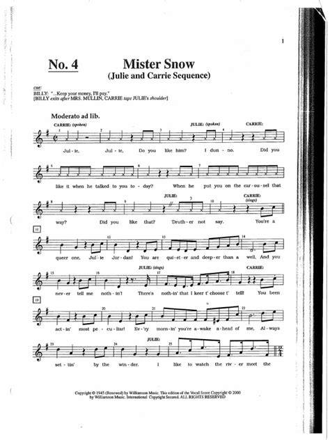 Carousel vocal score pdf. .