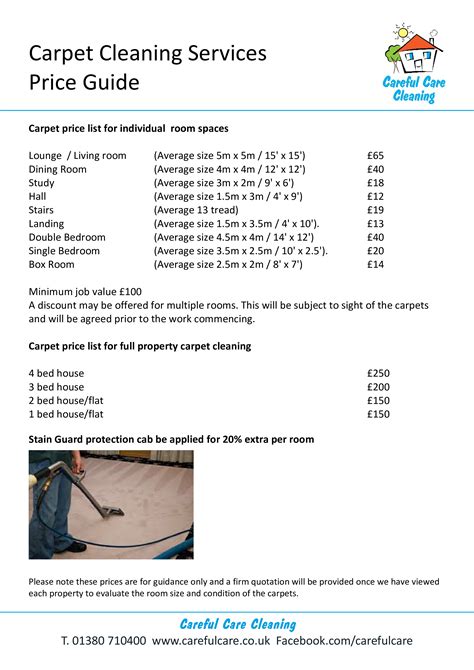 Carpet wash price. The following are average carpet cleaning prices for different types of cleaning services: Spot Cleaning involves removing specific stains or spills from the carpet. The cost typically ranges from $50 to $100 per hour. Full Room Cleaning: This service involves cleaning an entire room, including the carpets and furniture. The cost ranges from ... 