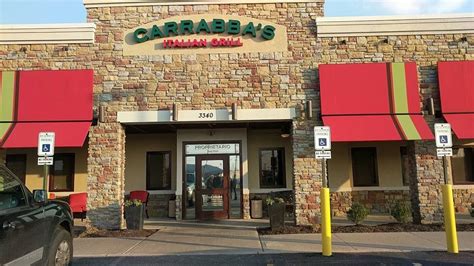 Carrabba's rochester new york. Carrabba’s Italian Grill. 3.5 (163 reviews) 3.6 miles away from Eclipse Bar & Lounge. ... 374 Thurston Rd Rochester, NY 14619. Suggest an edit. People Also Viewed. Pl’s Lounge No 2. 0. Nightlife. Ridge Pub. 0. Nightlife. Jim’s Tavern. 0. Nightlife. Slammers Bar and Grill. 0. Nightlife. Cross Keys Tavern. 2. 