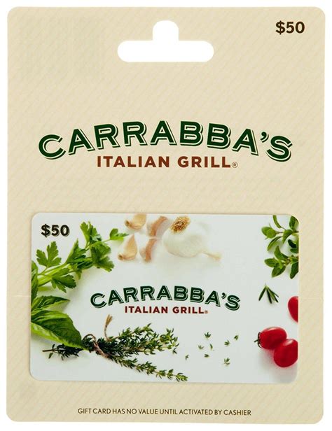 Carrabbas Gift Cards At Costco