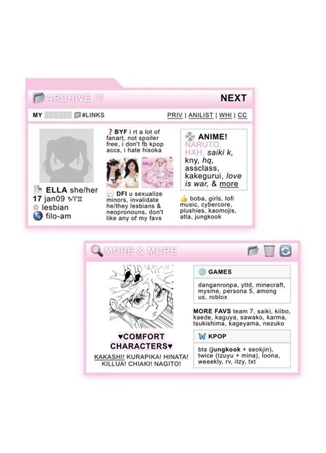 Carrd Templates Cute Portal Tutorials