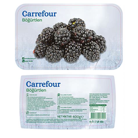 Carrefour dondurulmuş böğürtlen