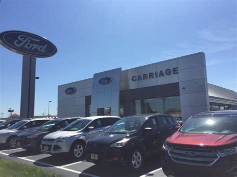 Carriage ford clarksville indiana. Carriage Ford Inc is your source for new Fords and used cars in Clarksville, IN. Browse our full inventory online and then come down for a test drive. Carriage Ford. Sales: 812-906-5581 | Service: 812-906-5414. 908 E Lewis and Clark Pkwy Clarksville, IN 47129 