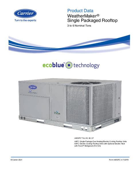 Carrier 48dp500.  48 Series &mdash; gas heat models All ignition compo...