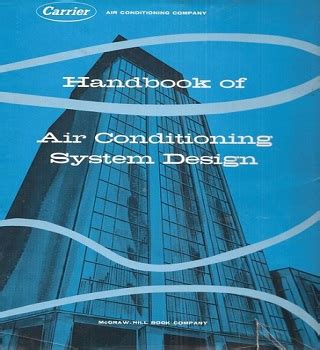 Carrier Handbook Of Air Conditioning System Design