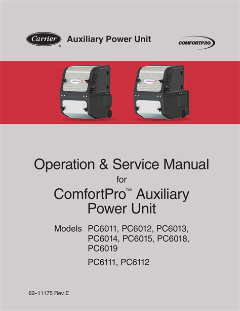 Carrier comfort pro model pc6000 manual. - International electrical systems service manual body builder.