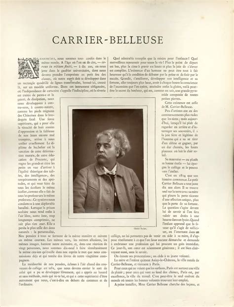 Carrier-belleuse biography