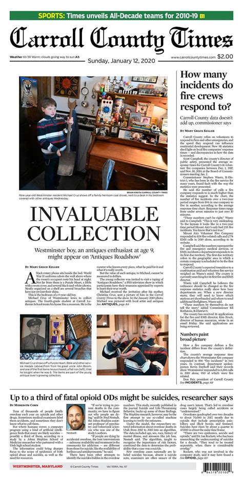 Carrollcountytimes - Carroll County Times - Sun, 10/29/23