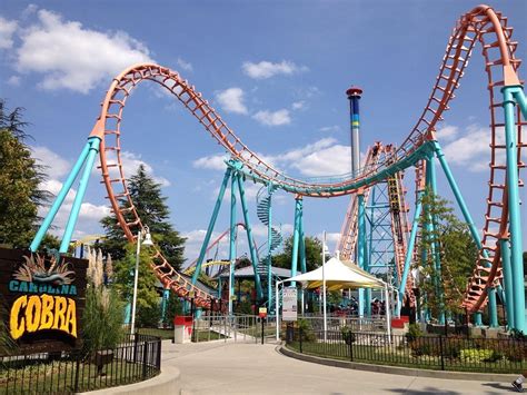 Carrowinds - A high quality front seat POV of the new rollercoaster Intimidator at Carowinds theme park in Charlotte, South Carolina. This B&M hyper is 233 feet tall, boa...