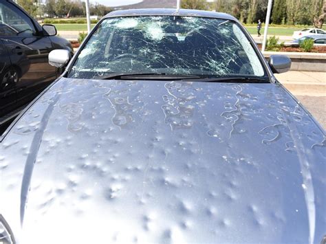Cars, homes damaged after Sunday night hail storm